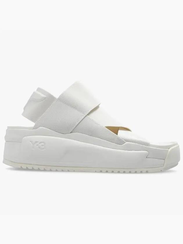 23SS Y3 RIVALRY Strap Sandals White - YOHJI YAMAMOTO - BALAAN 1