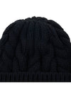 Grenoble Logo Patch Beanie 3B00014 M1172 999 - MONCLER - BALAAN 7