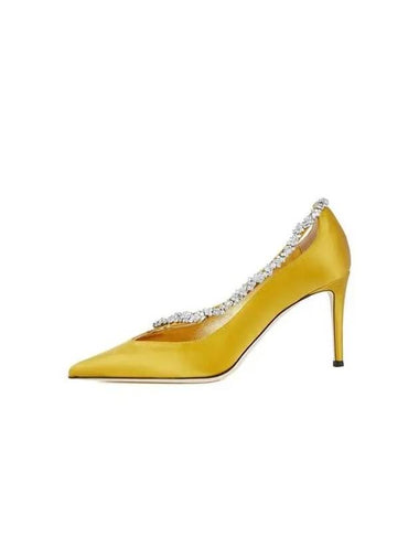 WOMEN BFAQUEL Crystal Pumps Mustard 271745 - GIUSEPPE ZANOTTI - BALAAN 1