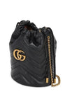 Mini GG MARMONT 2 0 Marmont leather bucket bag - GUCCI - BALAAN 2