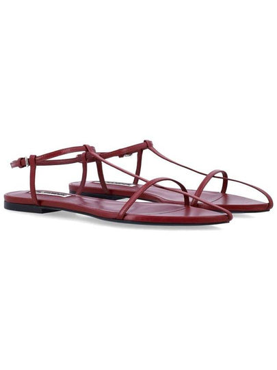 Jil Sander Flat Cage Sandals - JIL SANDER - BALAAN 2