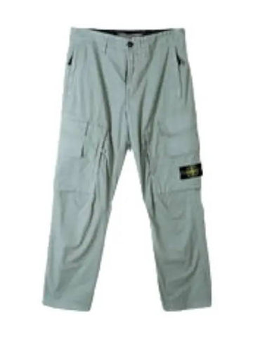 Stretch Cotton Gabardine Multi Pocket Cargo Pants Regular Fit Men s - STONE ISLAND - BALAAN 1