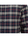 Small Scale Check Stretch Cotton Long Sleeve Shirt Navy - BURBERRY - BALAAN 11