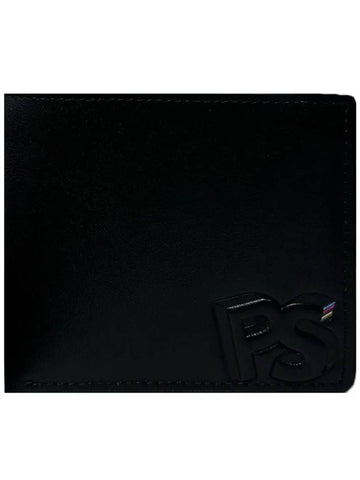 PS embossed logo half wallet black M2A 7774 MBRAND 79 - PAUL SMITH - BALAAN 1