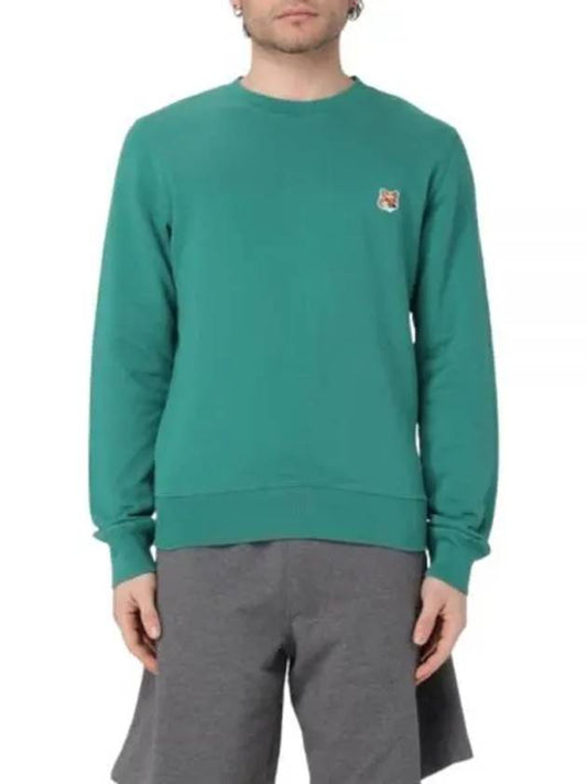 Fox Head Patch Regular Sweatshirt Green - MAISON KITSUNE - BALAAN 2