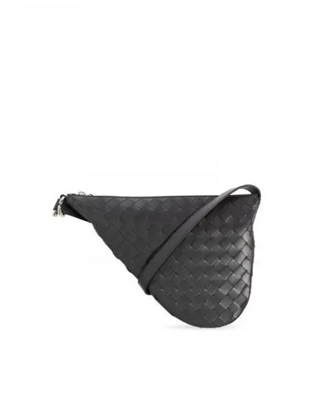 Intrecciato Small Bergul Cross Bag Grey - BOTTEGA VENETA - BALAAN 2