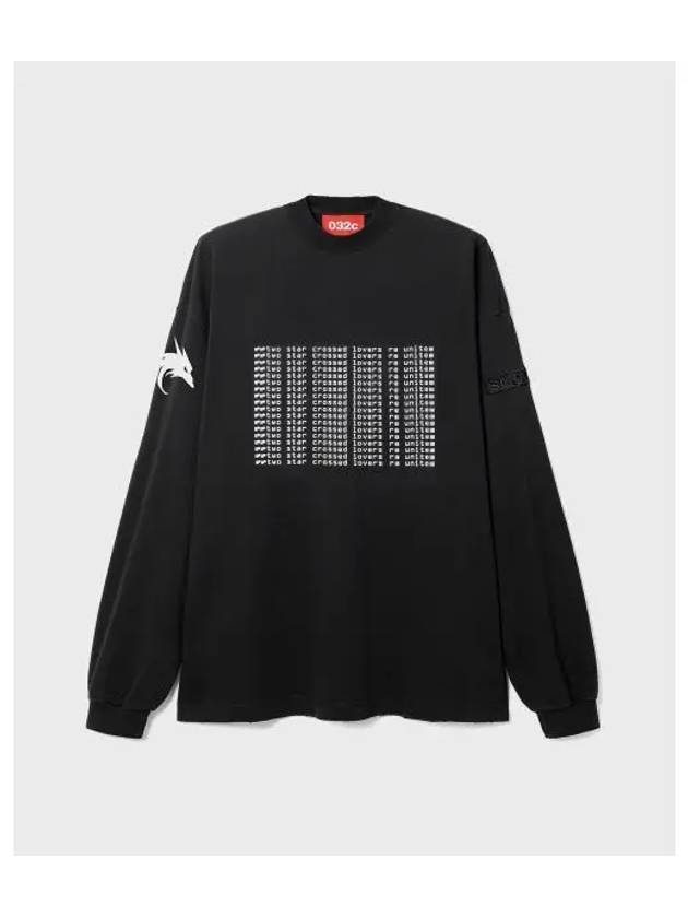 U Seoul Oversized Long Sleeve WASHED BLACK LONGSLEEVE - 032C - BALAAN 1