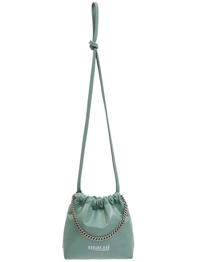 CHAIN STRING MINI CROSS BAG MINT - MACNI - BALAAN 1