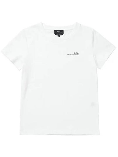 Item Logo Crew Neck Short Sleeve T-Shirt White - A.P.C. - BALAAN 2