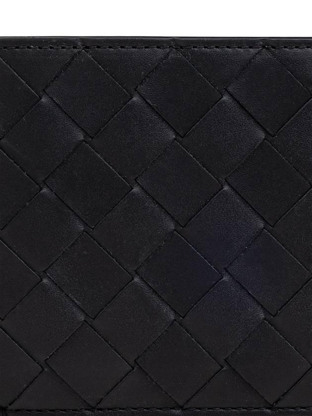 Bottega Veneta Wallet With Weave, Men's, Black - BOTTEGA VENETA - BALAAN 5