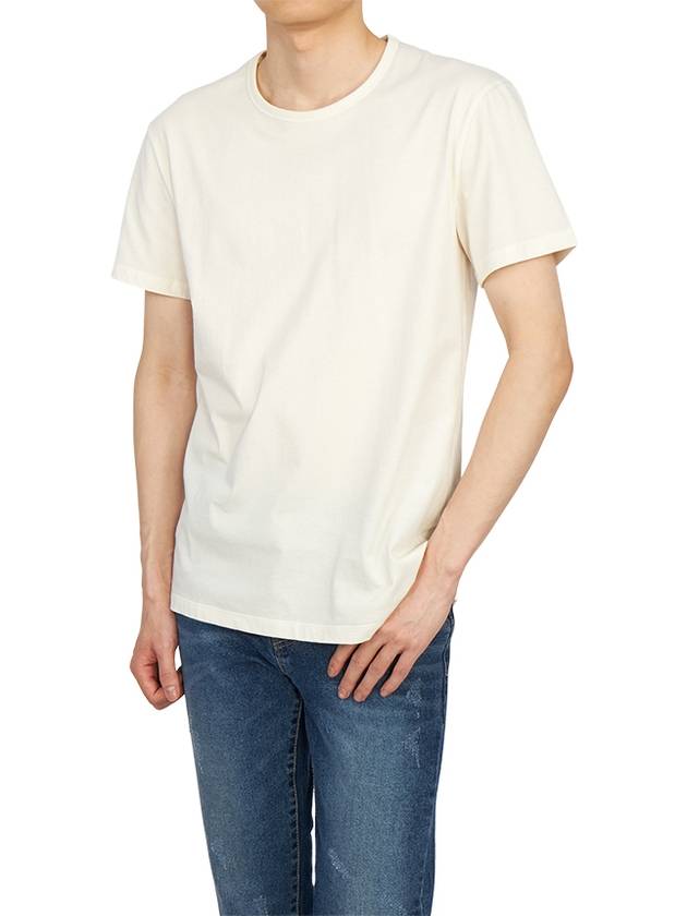 Men's Cotton Short Sleeve T-Shirt Beige - PAUL SMITH - BALAAN 6