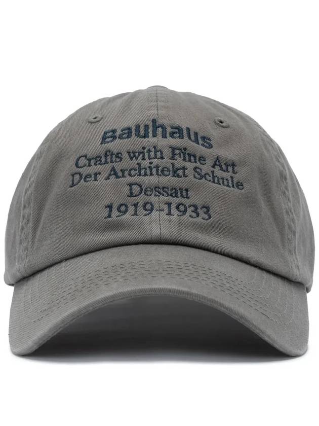 BAUHAUS WASHED BALL CAP MOSS - POLYGRAM - BALAAN 3