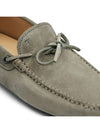 Men's Gommino Suede Driving Shoes Grey - TOD'S - BALAAN 5