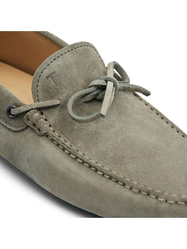 Men's Gommino Suede Driving Shoes Grey - TOD'S - BALAAN 5