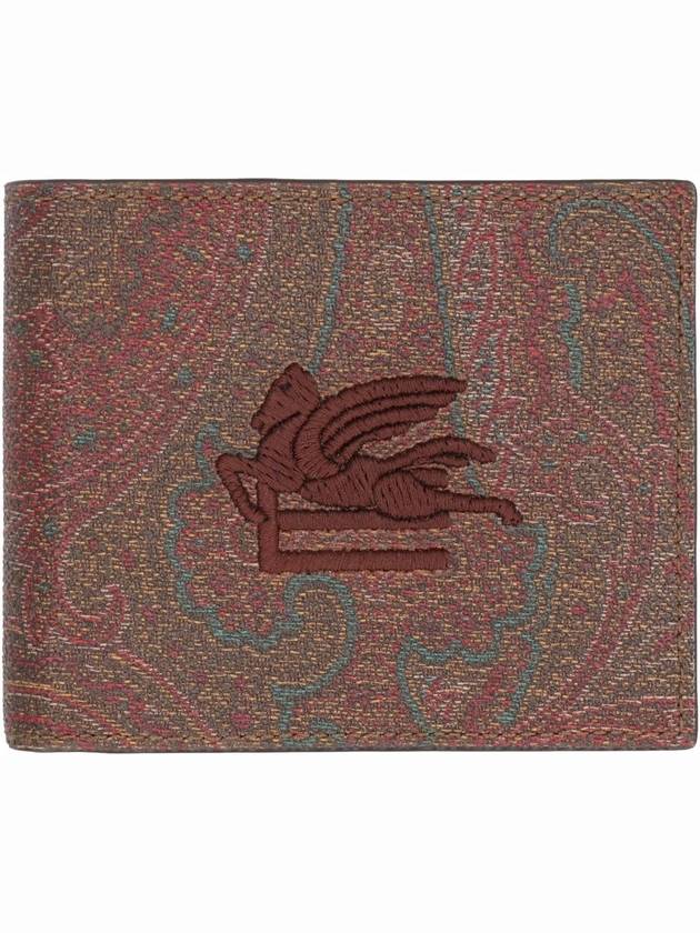 Paisley Print Bifold Wallet Brown - ETRO - BALAAN 3