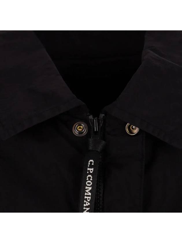 Men's Chrome R Over Shirt Zip Up Jacket Black - CP COMPANY - BALAAN 5