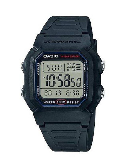 Classic Sports Digital Watch Black - CASIO - BALAAN 1