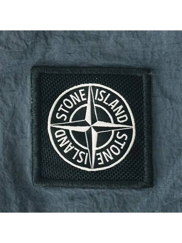 Patch Logo Nylon Swim Shorts Grey - STONE ISLAND - BALAAN 5