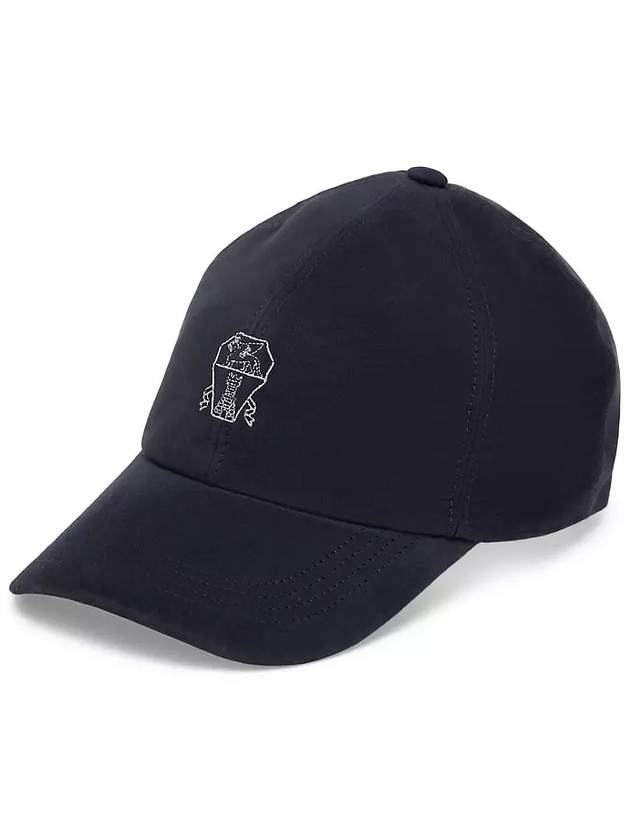 Embroidered Logo Ball Cap Navy - BRUNELLO CUCINELLI - BALAAN 2