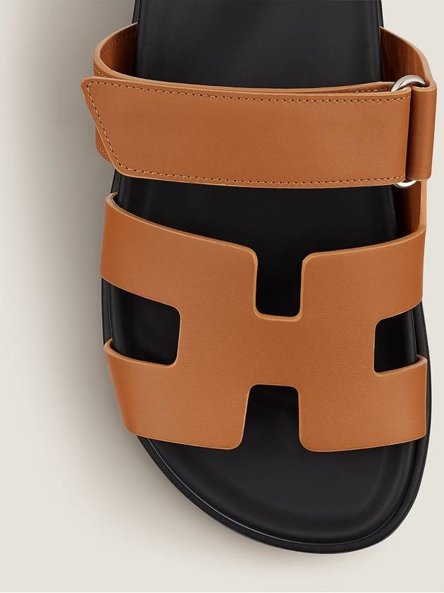 Chypre Calfskin Sandals Natural - HERMES - BALAAN 7