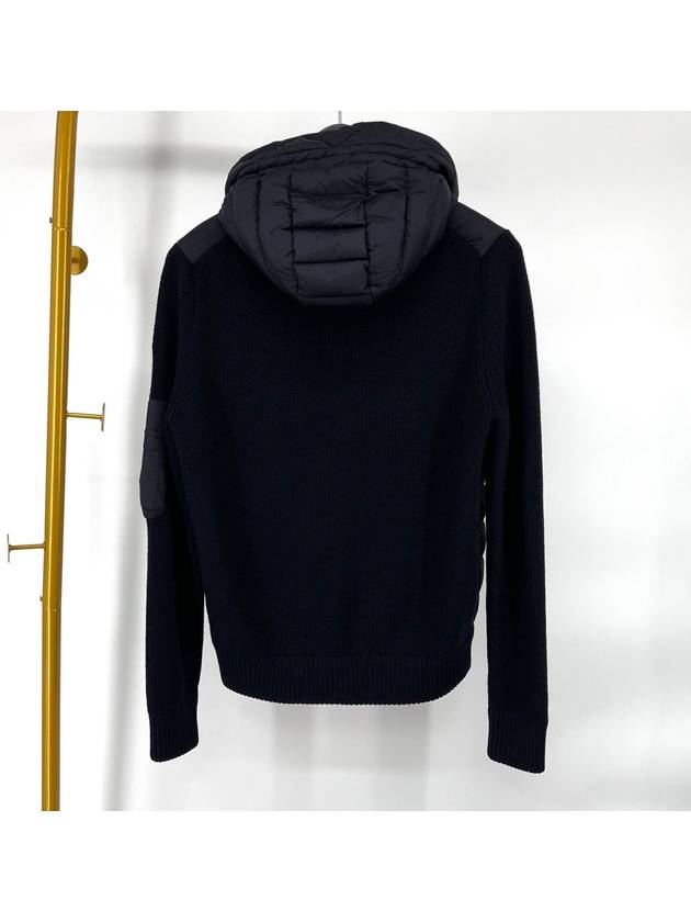 Knit padding hood zip up navy size S - MONCLER - BALAAN 4