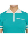 Women's Logo Short Sleeve PK Shirt Mint - HORN GARMENT - BALAAN 7