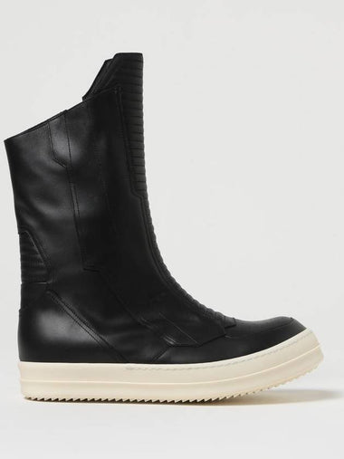 Sneakers Moto Rick Owens in pelle con zip - RICK OWENS - BALAAN 1