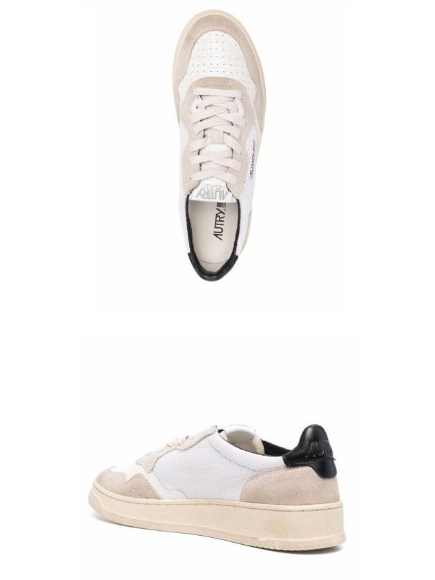 Medalist Black Tab Low Top Sneakers White - AUTRY - BALAAN 6