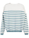 Women's Ragno Striped Knit Top Blue - MAX MARA - BALAAN 3