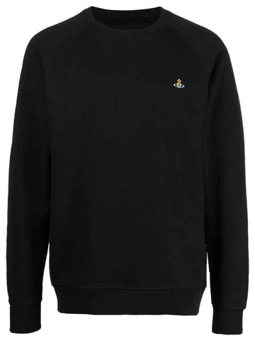 ORB Logo Crewneck Sweatshirt Black - VIVIENNE WESTWOOD - BALAAN 1