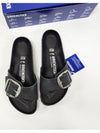 Madrid Big Buckle Slippers Black - BIRKENSTOCK - BALAAN 7