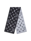 Essential Monogram Wool Scarf Black - LOUIS VUITTON - BALAAN 1