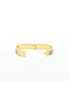 Clic H Bracelet Gold Marron Glace - HERMES - BALAAN 6