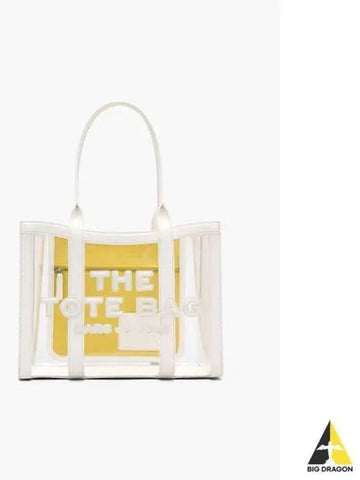 Clear The Medium Tote White MBBAA24011WHX - MARC JACOBS - BALAAN 1