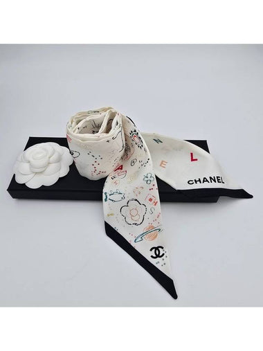 Scarf Bandeau Twilly CC Logo AAA665 - CHANEL - BALAAN 1