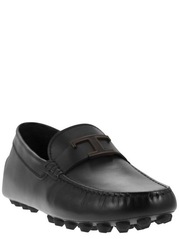 Gomino T Timeless Leather Loafer XXM52K0HW20BL0 - TOD'S - BALAAN 3