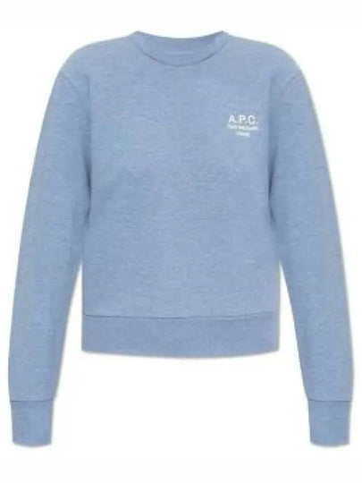 Rue Madame Cotton Sweatshirt Blue - A.P.C. - BALAAN 2