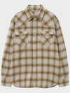 Ombre Western Check Shirt Brown - NOIRER - BALAAN 9