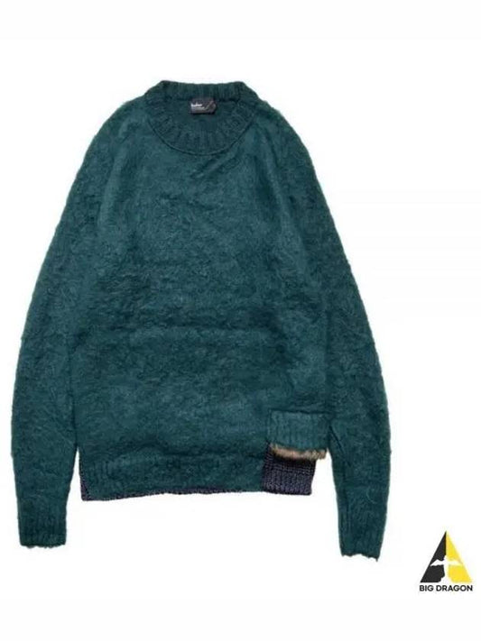 23WCM N04302 E Knit Deep green - KOLOR - BALAAN 1