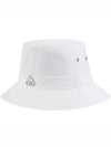 Sugar Logo Beach Cotton Bucket Hat White - MOOSE KNUCKLES - BALAAN.