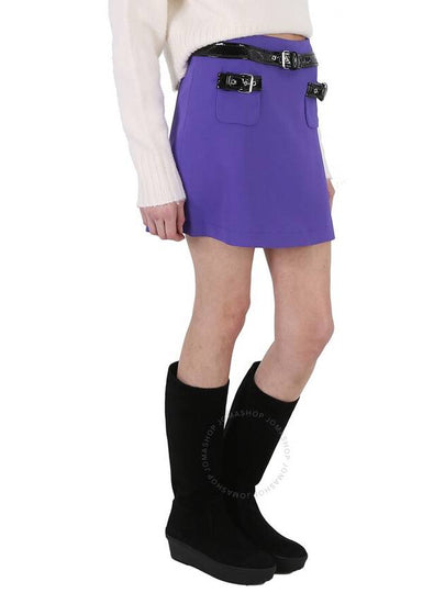 Moschino Ladies Purple Piped Mini Skirt, Brand Size 40 (US Size 6) - MOSCHINO - BALAAN 2