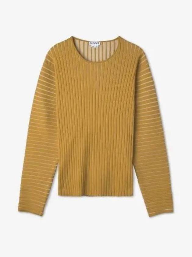 Costa Knit Top Yellow Ocher - SUNNEI - BALAAN 1