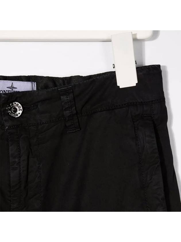 Kids Wappen Patch Shorts Black - STONE ISLAND - BALAAN 5