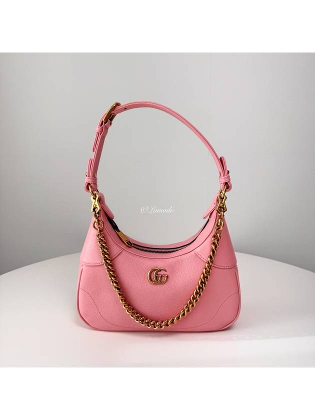 Aphrodite Small Logo Chain Shoulder Bag Light Pink - GUCCI - BALAAN 3