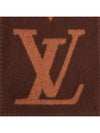 Sweet Dreams Monogram Wool Cashmere Scarf Brown - LOUIS VUITTON - BALAAN 4