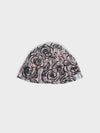 Floral SUMMER Hat ROSE PINK Floral Beanie - USITE - BALAAN 3