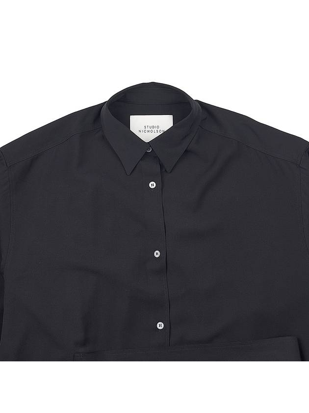 Condell belted shirt CONDELL SNW1095 BLACK - STUDIO NICHOLSON - BALAAN 5