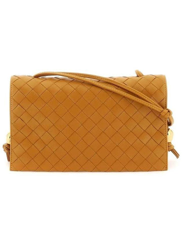 Intrecciato Strap Trio Shoulder Bag Cob - BOTTEGA VENETA - BALAAN 1