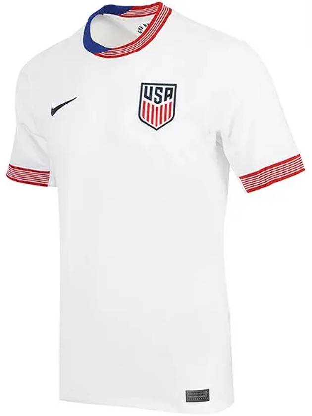 Usa 2024 Stadium Home Jersey Replica Short Sleeve T-Shirt White - NIKE - BALAAN 3