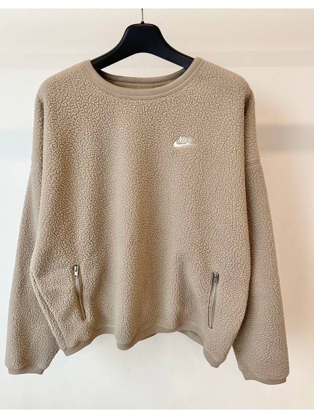 Fleece sweatshirt HF4717 247 camel beige MENS L Asian fit - NIKE - BALAAN 1